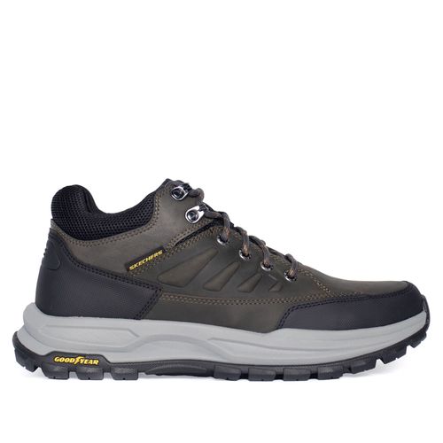 Tênis Masculino Skechers Zeller Char Trail Marrom Escuro