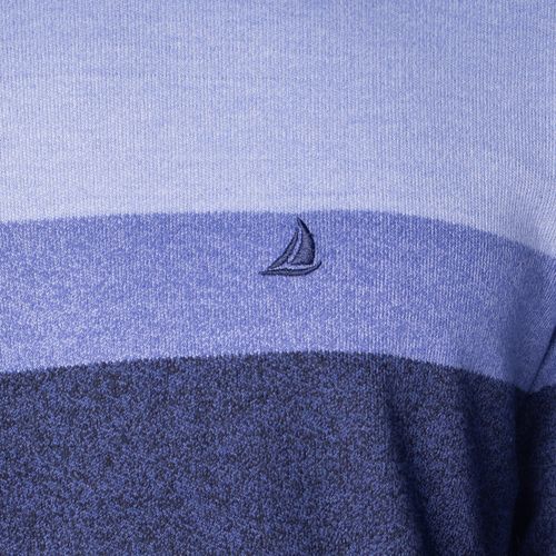 Suéter Masculino John Sailor Degradê Gola Careca Azul
