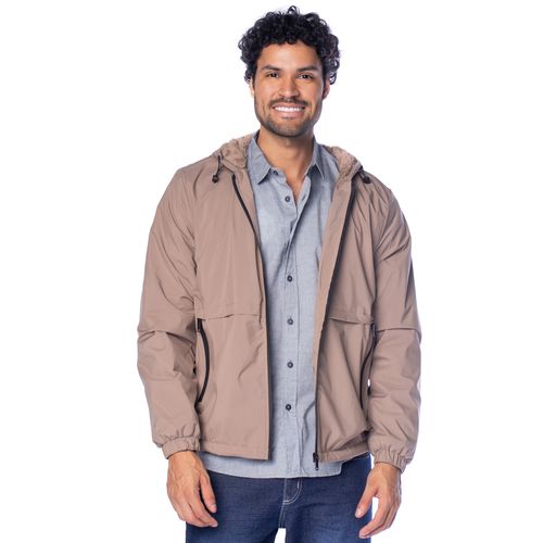 Jaqueta Masculina Sea Surf com Capuz Cáqui