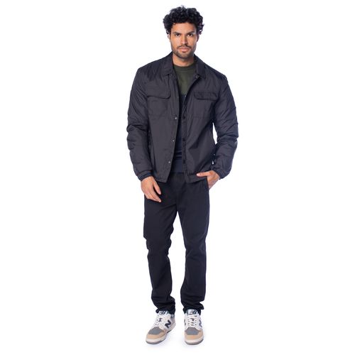 Jaqueta Masculina John Sailor Gola Média Preto