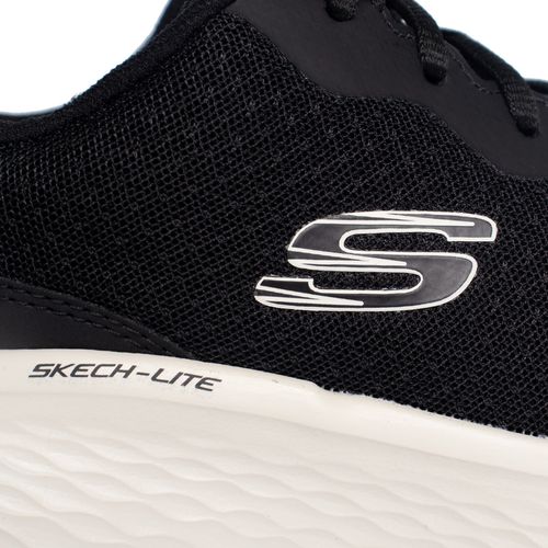 Tênis Feminino Skechers Lite Pro Preto/Branco