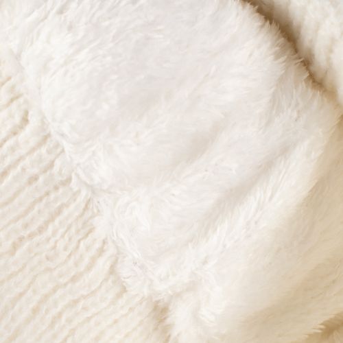 Touca Feminina Tricot Center Pompom Peluciado Vermelho