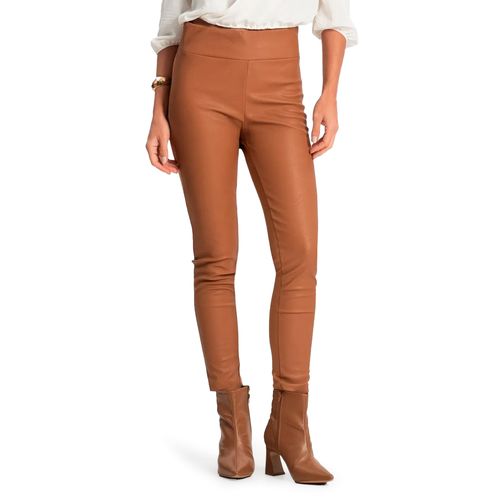 Calça Feminina Rovitex Courino Ponto Roma Caramelo