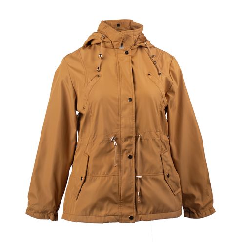 Jaqueta Parka Feminina Sea Surf com Forro Peluciado Caramelo