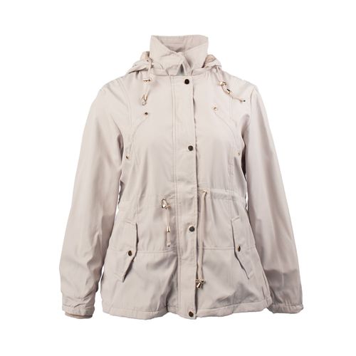 Jaqueta Parka Feminina Sea Surf com Forro Peluciado Bege