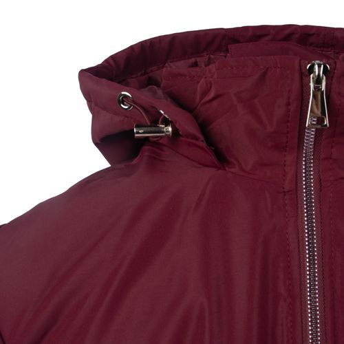 Jaqueta Parka Feminina Citty Lady Marsala Plus Size