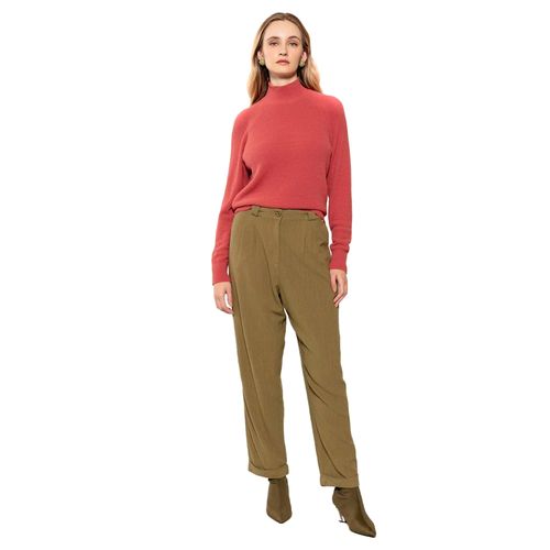 Blusa Feminina Biamar Tricot Fio Pluma Vermelho Claro