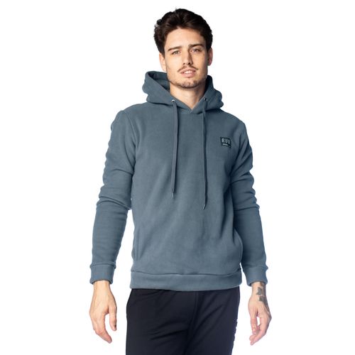 Moletom Masculino Ninety Eight Capuz Peluciado Cinza Escuro