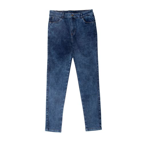 Calça Feminina Plus Size Jezzian Cigarrette Azul