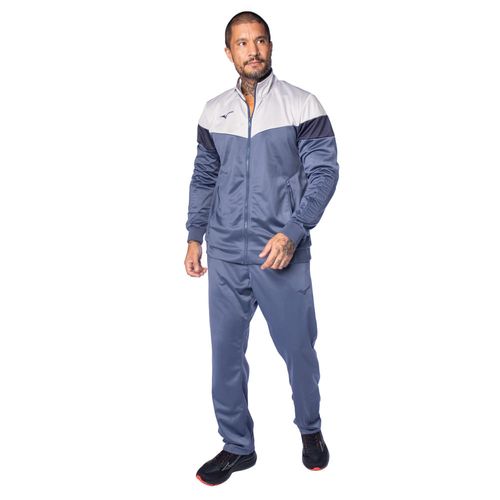 Agasalho Masculino Mizuno Root II Azul/Cinza