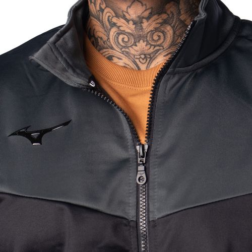 Agasalho Masculino Mizuno Root II Preto/Bordô