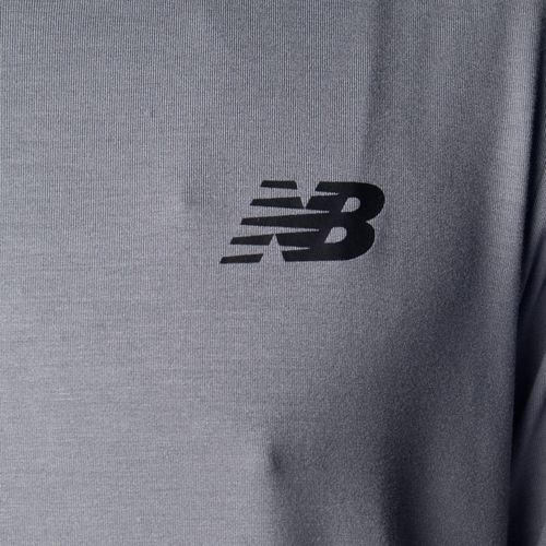 Camiseta Masculina New Balance Active Logo NB Dry Grafite