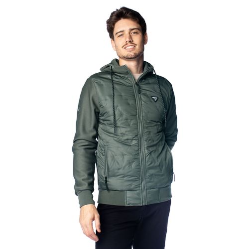 Jaqueta Masculina Gangster Capuz Cinza Escuro