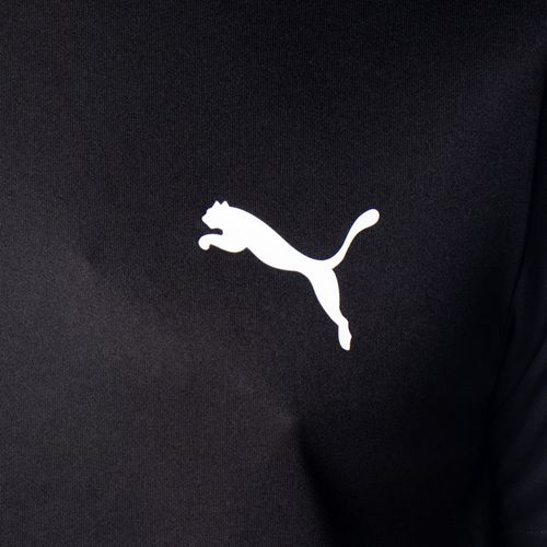 Camiseta Masculina Puma Logo Tecido Leve Preta