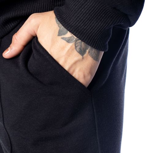 Calça Masculina Over Surf Moletom Preto