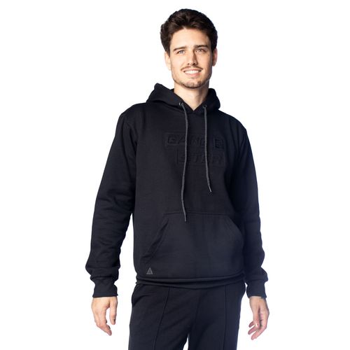 Moletom Masculino Gangster com Capuz Preto