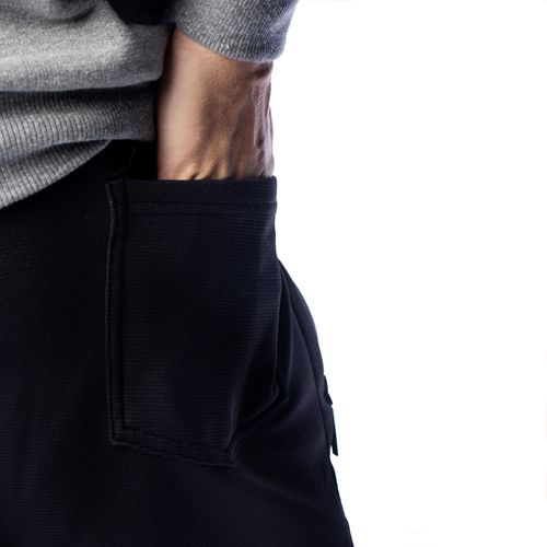 Calça Masculina Red Nose Moletom Leve Canelada Preto