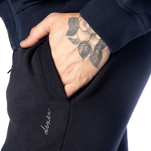 Calça Masculina Dixie Jogger Canelada Interior Leve Preto