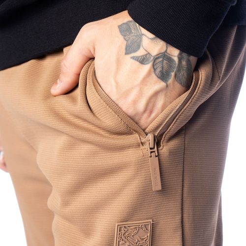 Calça Masculina Red Nose Moletom Leve Mostarda