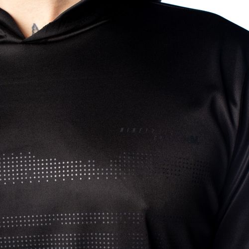 Camiseta Masculina Ninety Eight com Capuz Preto