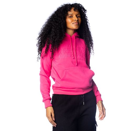 Moletom Feminino Sea Surf Capuz Estampa Relevo Pink