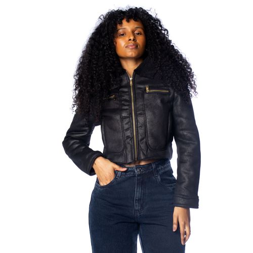 Jaqueta Feminina Blue Rose Texturizada Preto