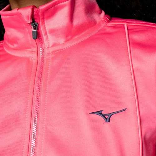 Agasalho Feminino Mizuno Basic Crovin Rosa/Cinza