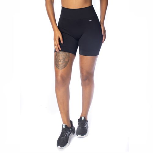 Short Feminino Selene Sem Costura Preto