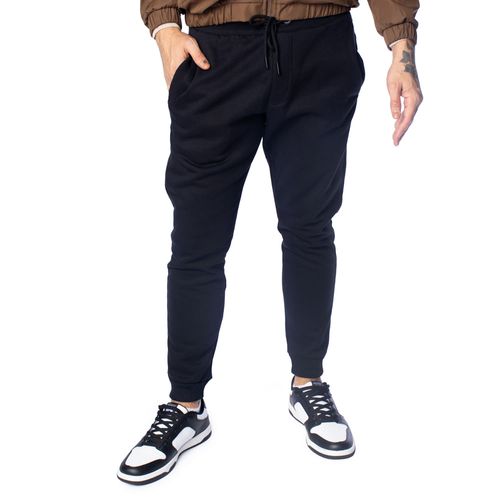 Calça Masculina Dixie Jogger Canelada Interior Leve Preto