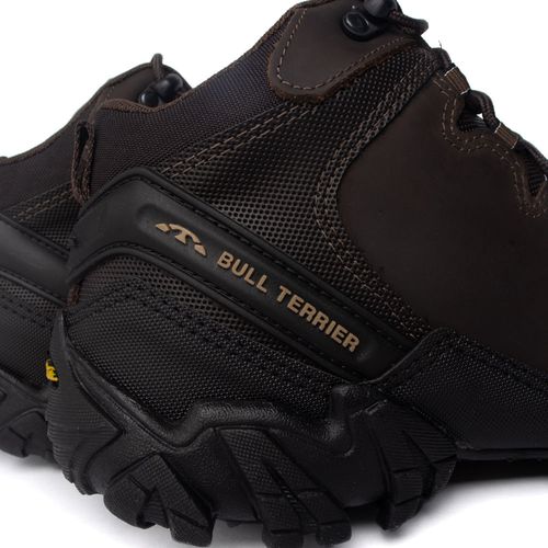 Bota Masculina Bull Terrier Dakar Couro Estável Marrom