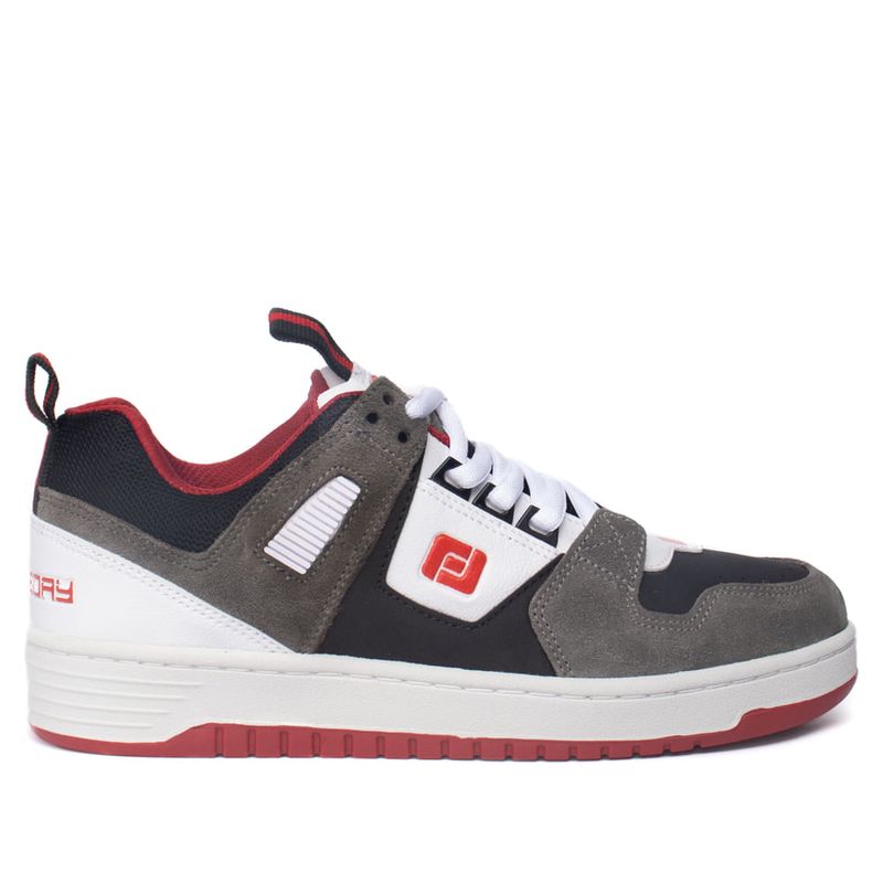 tenis-masculino-freeday-fr38007-ghetto-camurca-urbano-cinza-vermelho-branco-10-46610-a