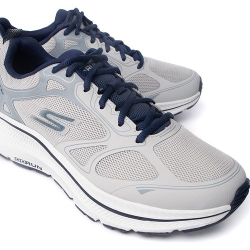 Tênis Masculino Skechers Go Run 2.0 Goga Mat Cinza/Marinho