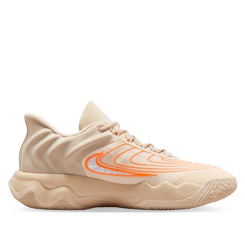 Tênis Masculino Nike Giannis Immortality 4 Bege Claro/Laranj