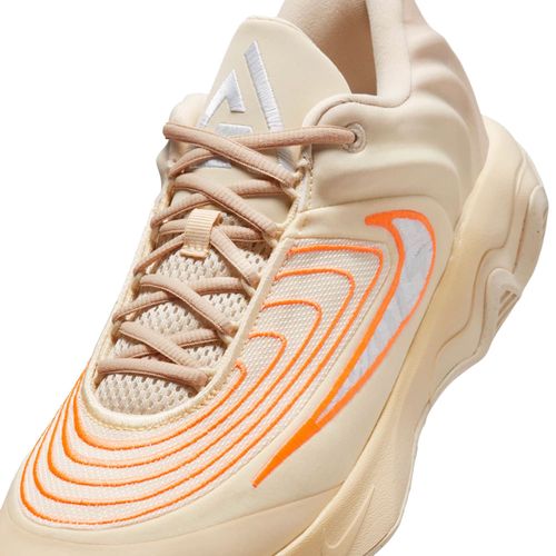 Tênis Masculino Nike Giannis Immortality 4 Bege Claro/Laranj
