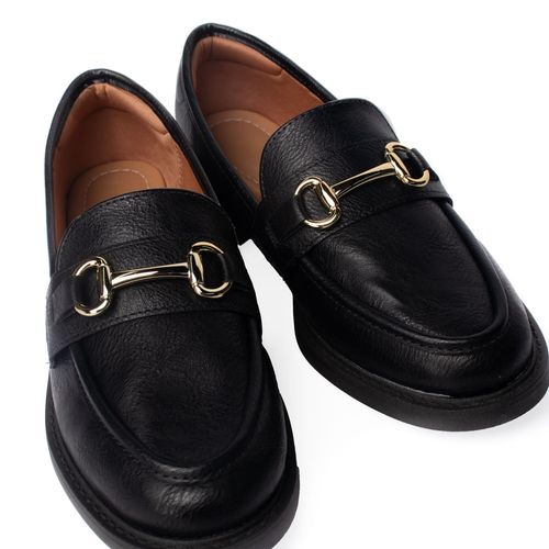 Mocassim Feminino Vizzano Napa Preto