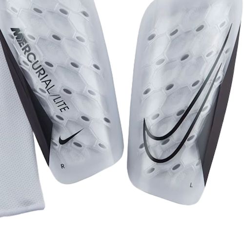 Caneleira Unissex Nike Mercurial Lite Manga Branco/Preto