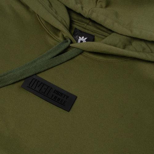 Moletom Masculino Over Surf Capuz Placa Relevo Verde