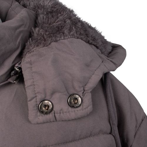 Jaqueta Masculina Sea Surf Puffer Capuz Chumbo