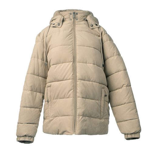Jaqueta Masculina Sea Surf Puffer Capuz Bege