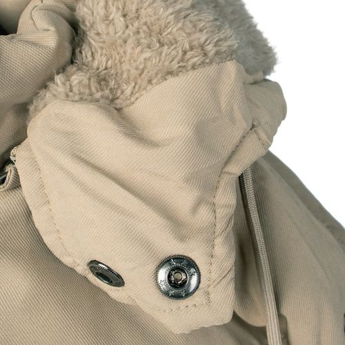 Jaqueta Masculina Sea Surf Puffer Capuz Bege