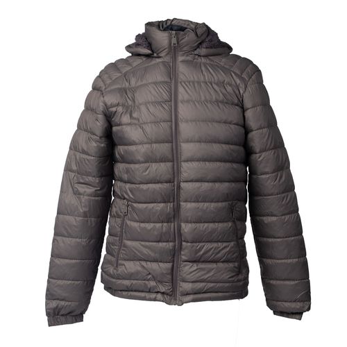 Jaqueta Masculina Sea Surf Puffer Capuz Cinza Escuro