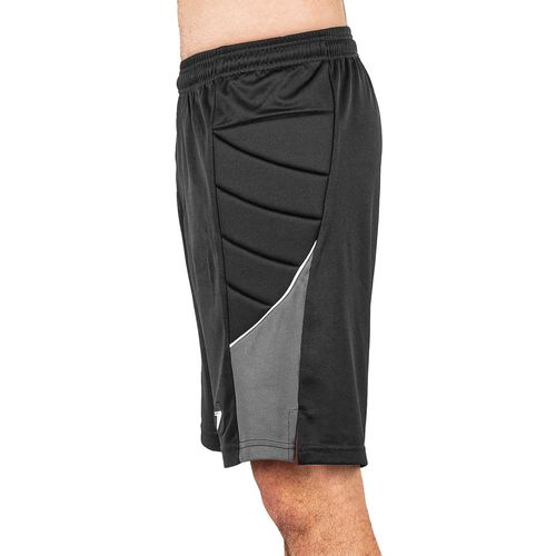 Bermuda Masculina Poker Goleiro Espuma Laterais Preto/Cinza