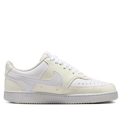 Tênis Feminino Nike Court Vision Low Retrô Branco/Bege