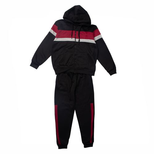 Conjunto Masculino Sea Surf Agasalho Listrado Preto