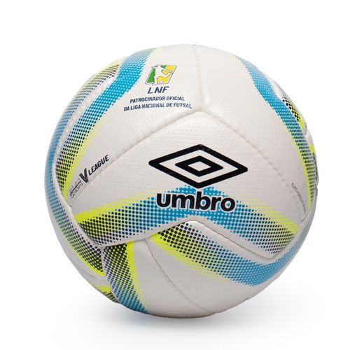 Bola Futsal Umbro Sala V League Gomos Costurados Branco/Azul