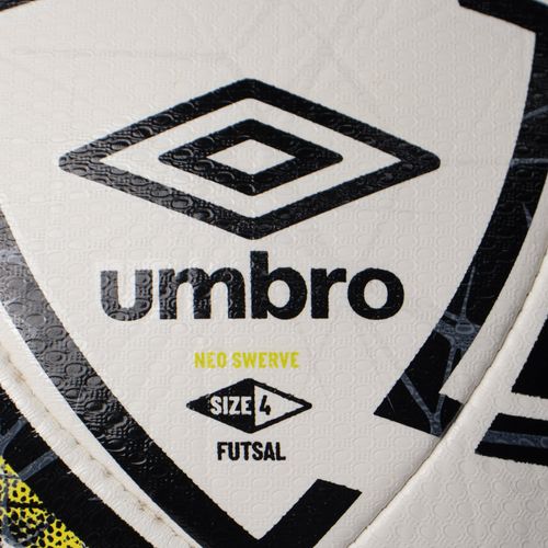 Bola Futsal Umbro Neo Swerve Costurada Branco/Limao