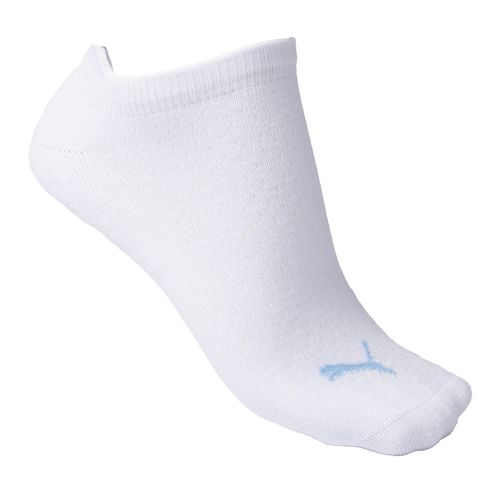 Meia Feminina Puma Sapatilha Branco/Azul Claro