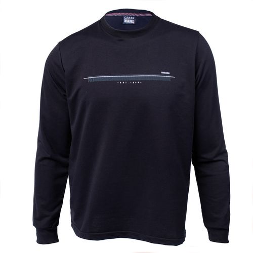 Camiseta Masculina Gangster Manga Longa Marinho
