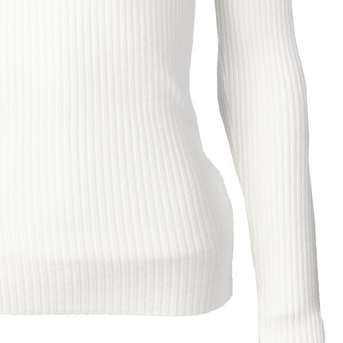 Suéter Feminino Sea Surf Canelado Gola Careca Branco