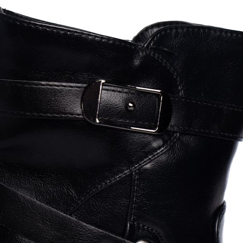 Bota Feminina Mooncity Napa Matelassê Preto